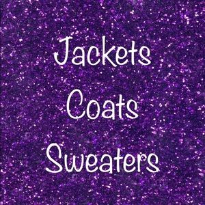 Jackets, Coats, Sweaters, Long Sleeve, etc.